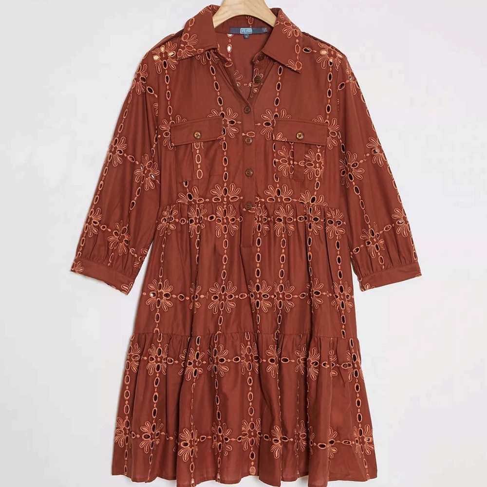 Anthropologie Josie Eyelet Dress - Picture 2 of 7